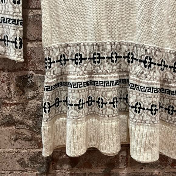 NEW For Love and Lemons Knitz Alpine Knit Round Neck Sweater Dress Size Large - Picture 9 of 11